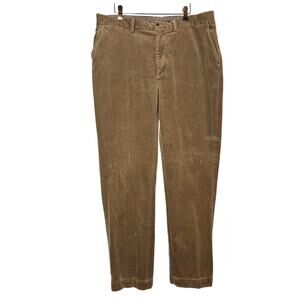 Polo Ralph Lauren Corduroy Chino Pants Mens 36 Brown 90s Classic Vintage Preppy